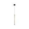 Suspension ZAMBELIS D45 20W Dimmable DESIGN Albatre Blanc et Noir Sable 2541