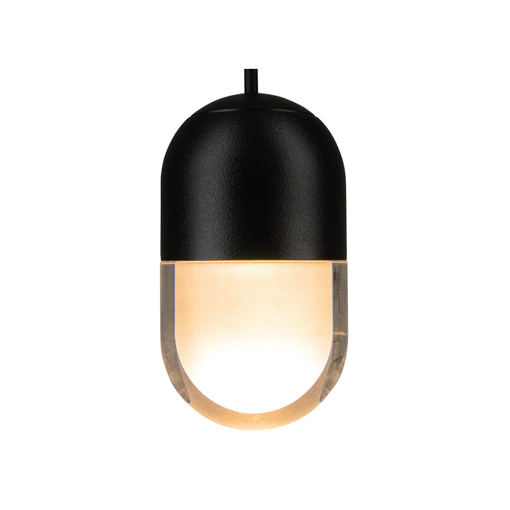 Suspension ZAMBELIS D45 7W Dimmable DESIGN Noir Sable 25140