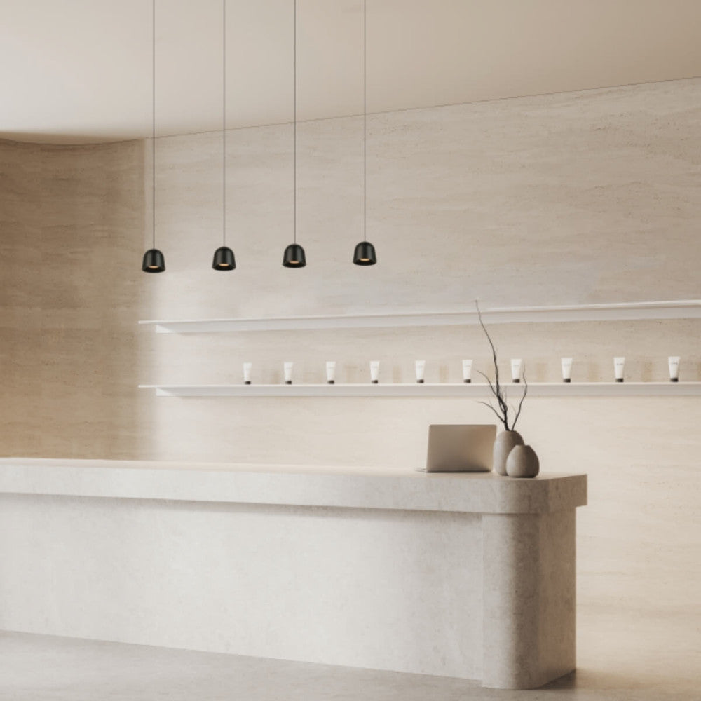 Suspension ZAMBELIS D50 7W Dimmable DESIGN Noir Sable 25137