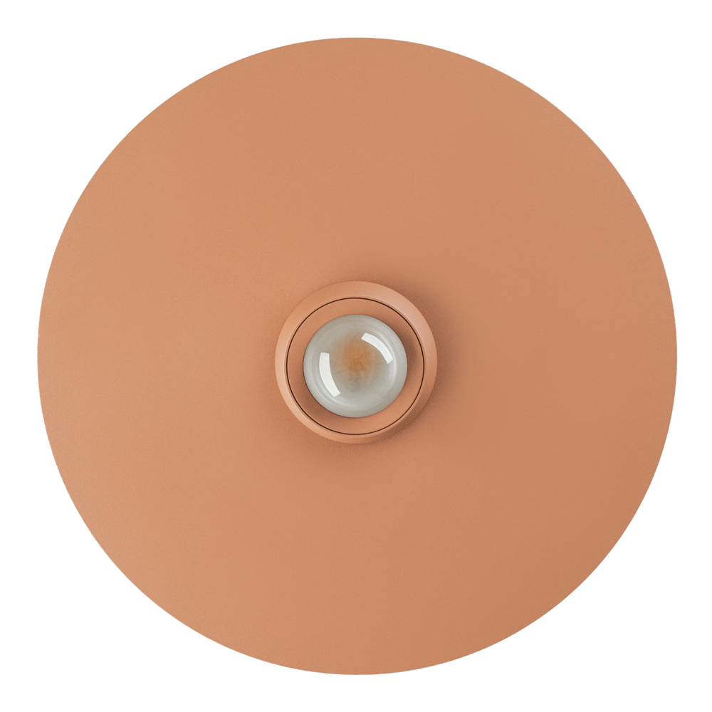 Suspension ZAMBELIS D550 21W Dimmable DESIGN Rouge Brique Sable 2588