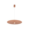 Suspension ZAMBELIS D550 21W Dimmable DESIGN Rouge Brique Sable 2588