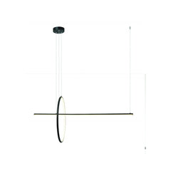 Suspension ZAMBELIS D555 41W Dimmable DESIGN Noir Mat 20128