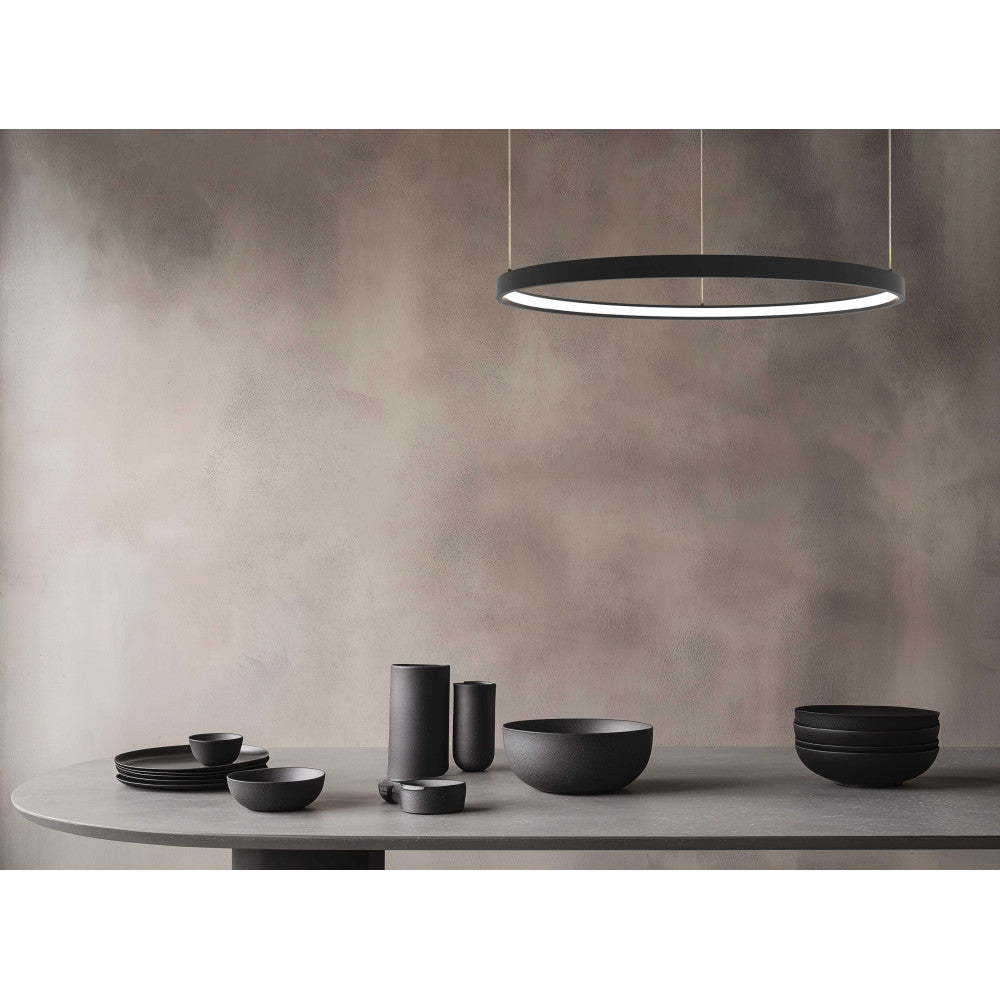 Suspension ZAMBELIS D600 28W Dimmable DESIGN Noir Mat 23033
