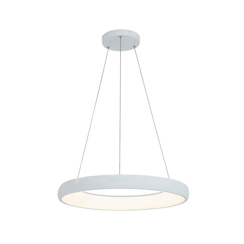 Suspension ZAMBELIS D600 50W Dimmable DESIGN Blanc Sable 2053