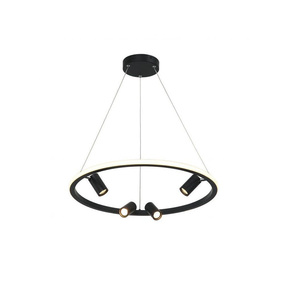 Suspension ZAMBELIS D600 52W DESIGN Noir Mat FS