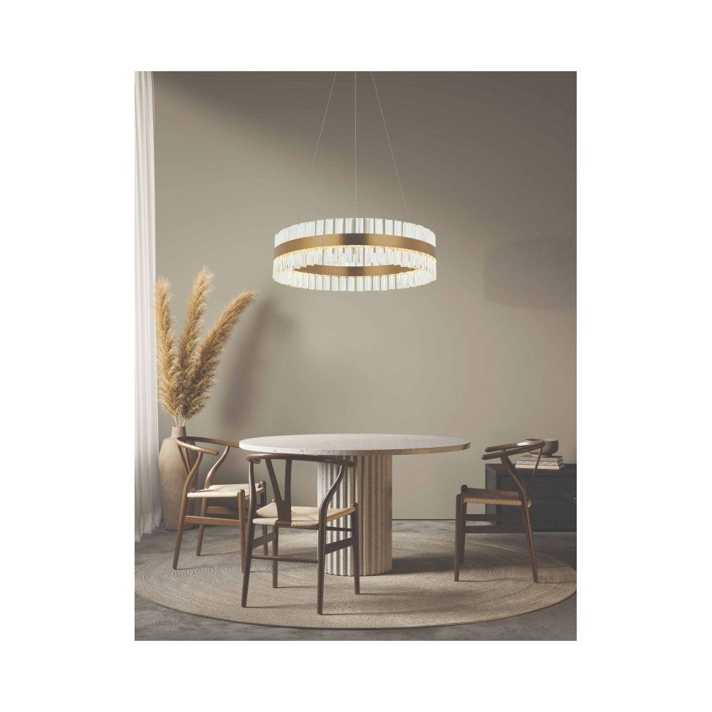 Suspension ZAMBELIS D600 56W DESIGN Dore Mat 22039
