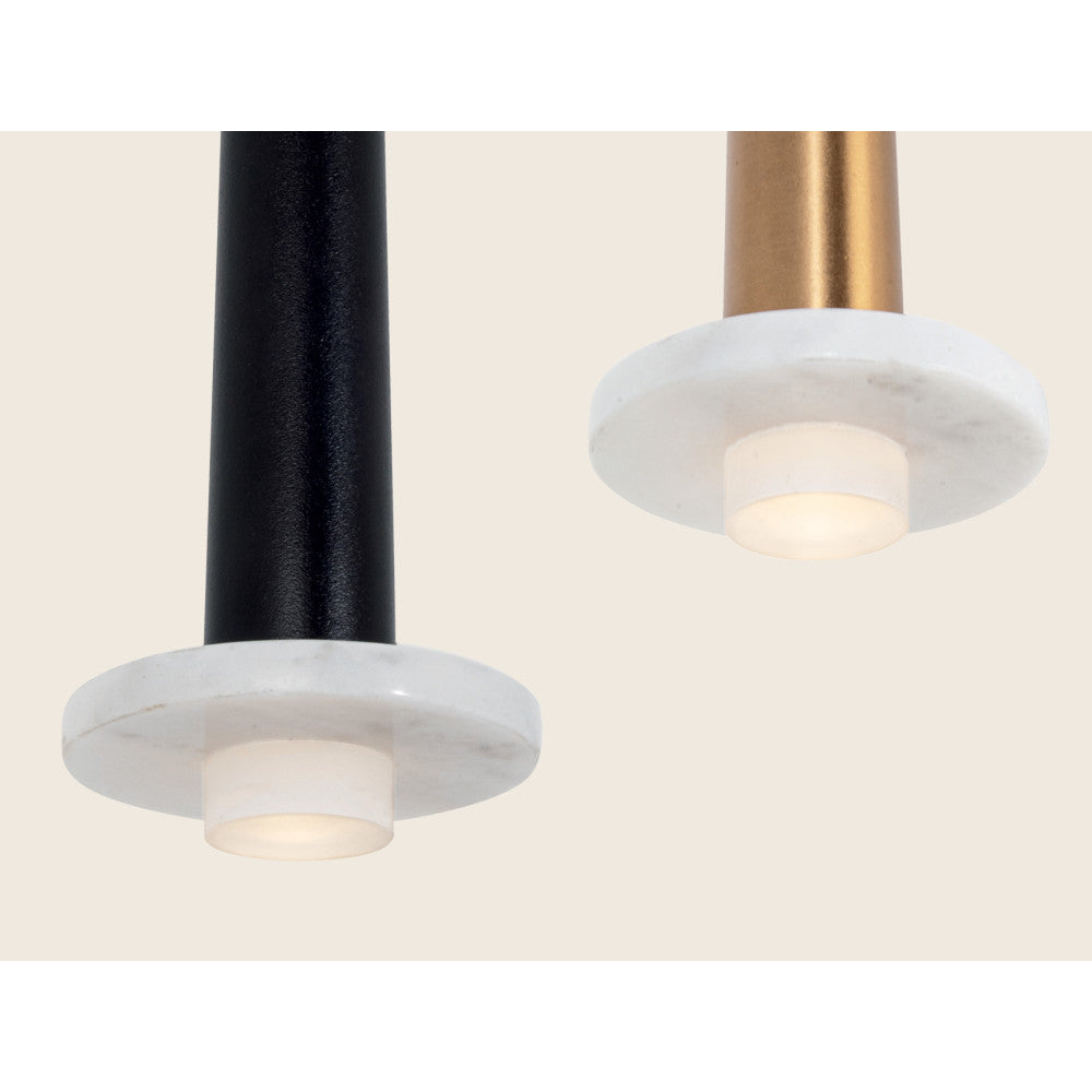 Suspension ZAMBELIS D70 6W DESIGN Noir Sable 22110