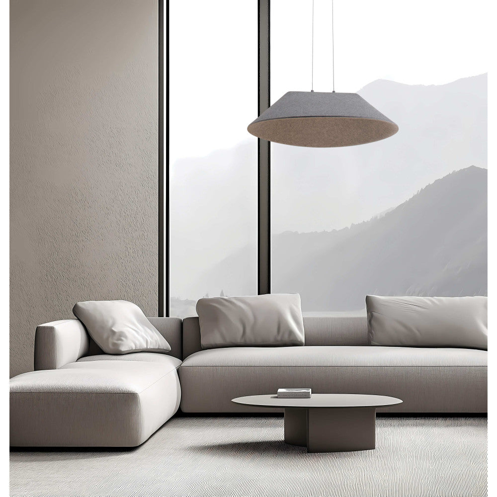Suspension ZAMBELIS D750 12W Dimmable DESIGN Gris 23173