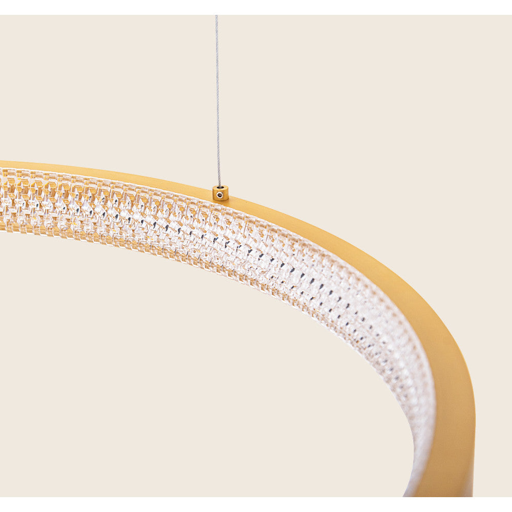 Suspension ZAMBELIS D800 50W DESIGN Or Brosse Mat 2007