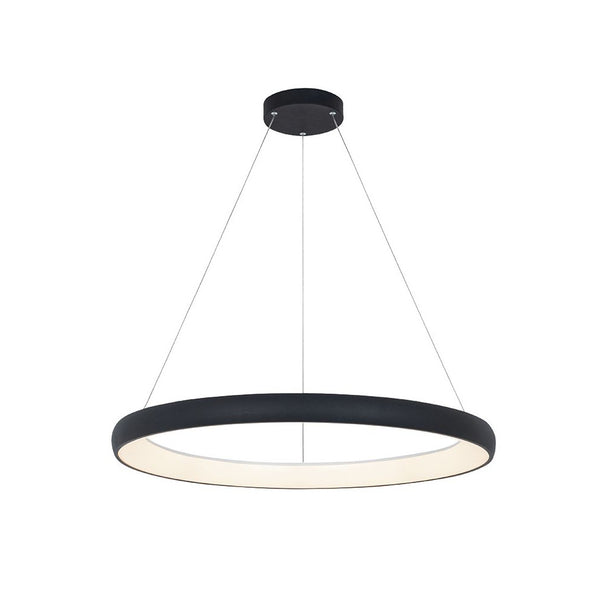 Suspension ZAMBELIS D800 60W Dimmable DESIGN Noir Sable 2060