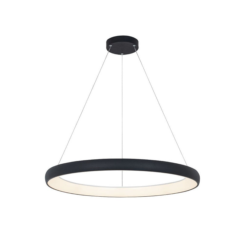 Suspension ZAMBELIS D800 60W Dimmable DESIGN Noir Sable 2060