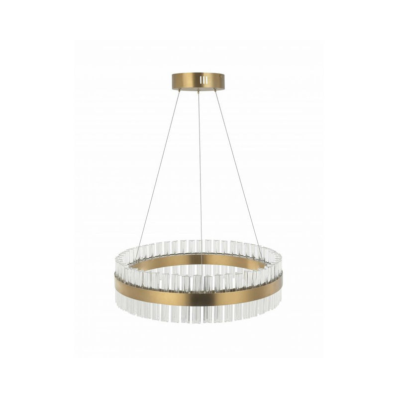 Suspension ZAMBELIS D800 68W Dimmable DESIGN Dore Mat 22040