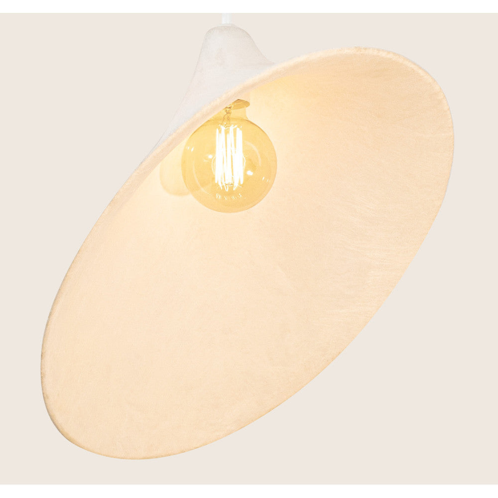 Suspension ZAMBELIS E27 DESIGN Blanc Sans Source 25173