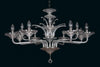 EL4338400 clear glass chandelier