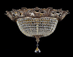 AL163 brass chandelier