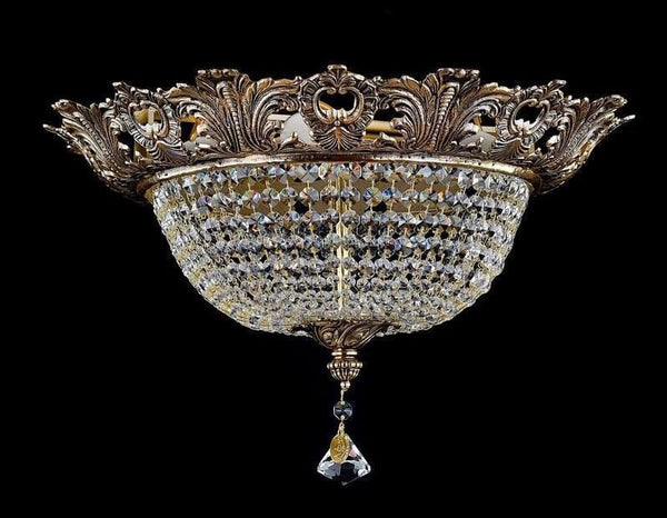 AL163 brass chandelier