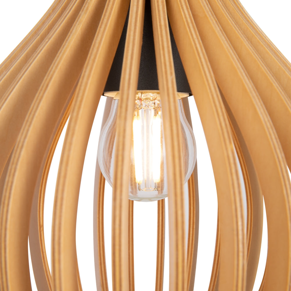 Roots black pendant light