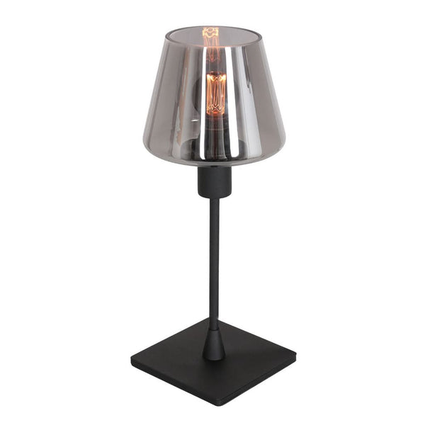 Ancilla Table Lamp Smoked Black