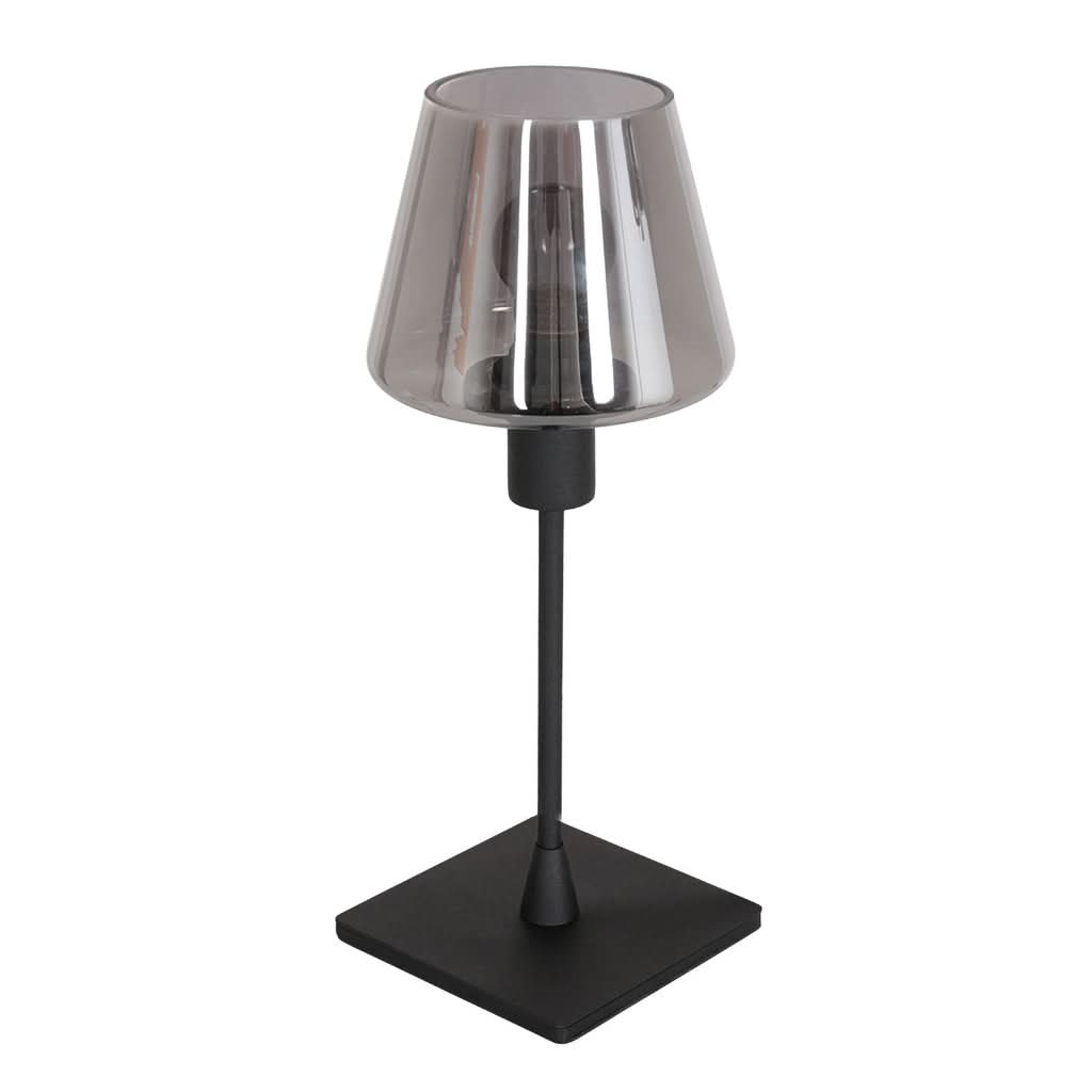 Ancilla Table Lamp Smoked Black