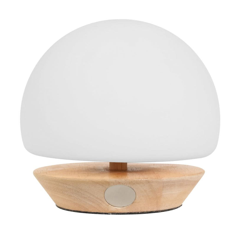 Handcrafted White Glass Desk Lamp