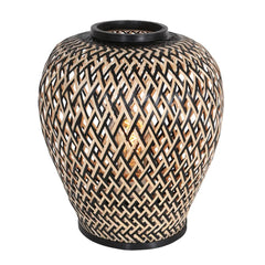 Bamboo bedside lamp