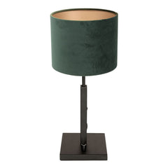 Black Table Lamp Green Velvet