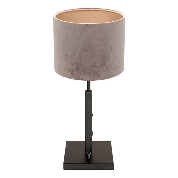 Elegant Lamp With Silver Lampshade