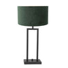 Black Table Lamp Green Velvet