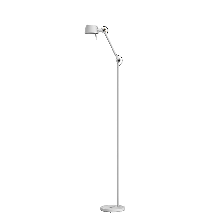 Lampadaire LED Bolt10 Blanc brume Noir