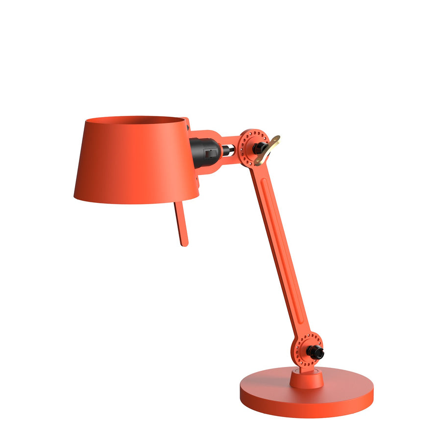 Lampe de bureau Bolt Small 1 bras sur pied Orange vif