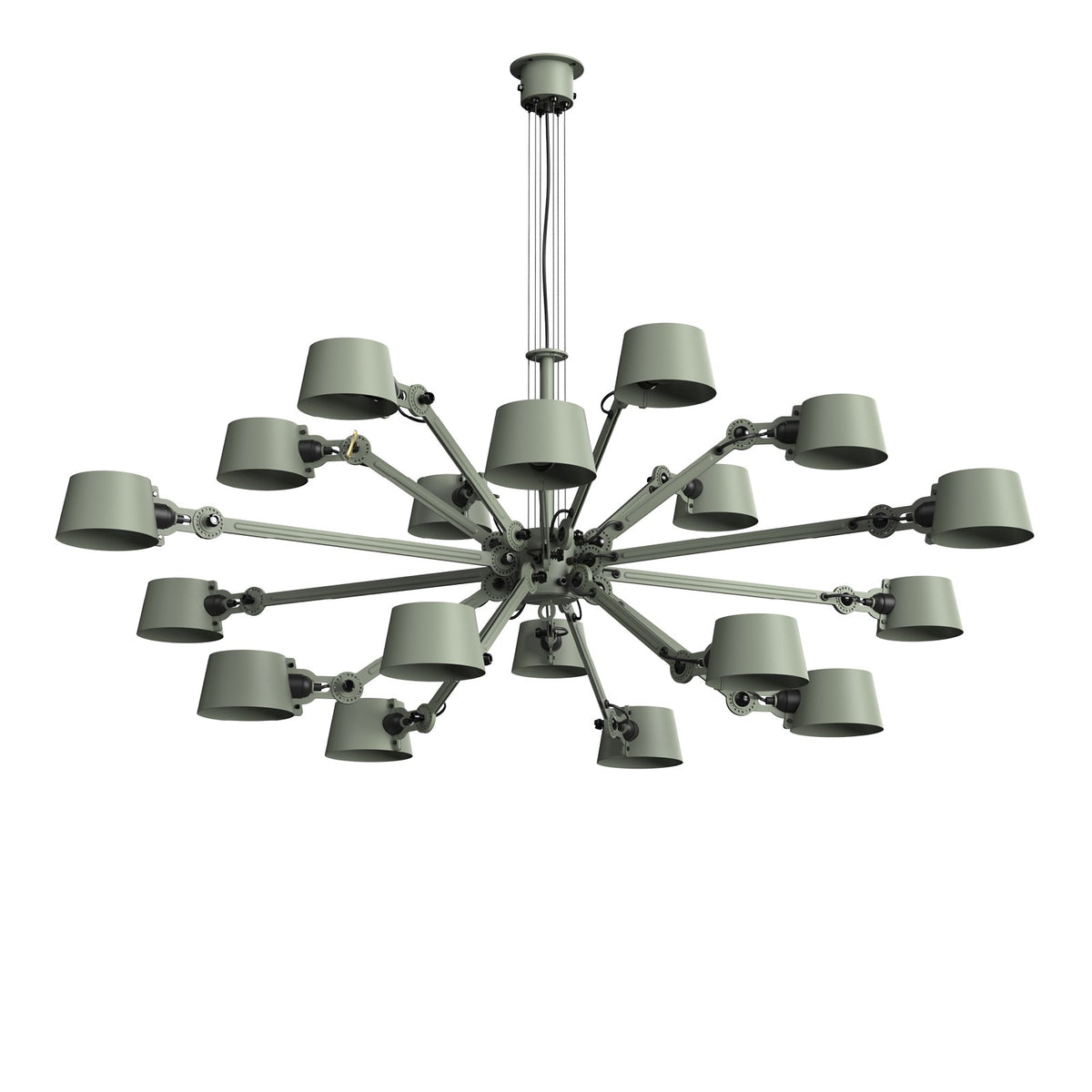 Lustre Bolt 18 bras Vert flux