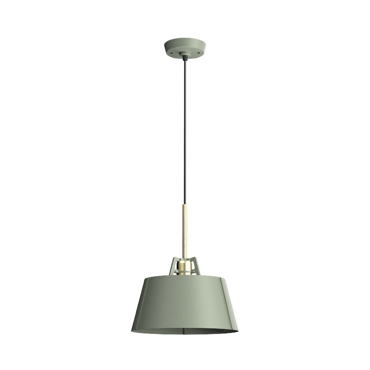 Suspension Bella Vert flux Laiton