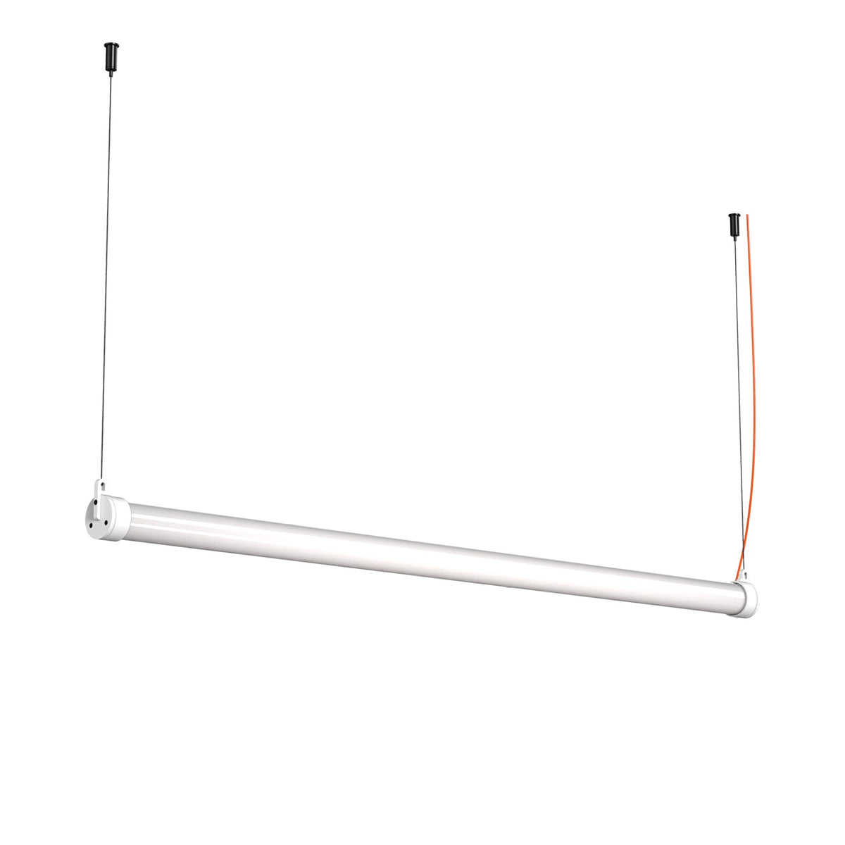 Suspension LED Mr. Tubes horizontale, alimentation déportée Blanc pur 2700 K