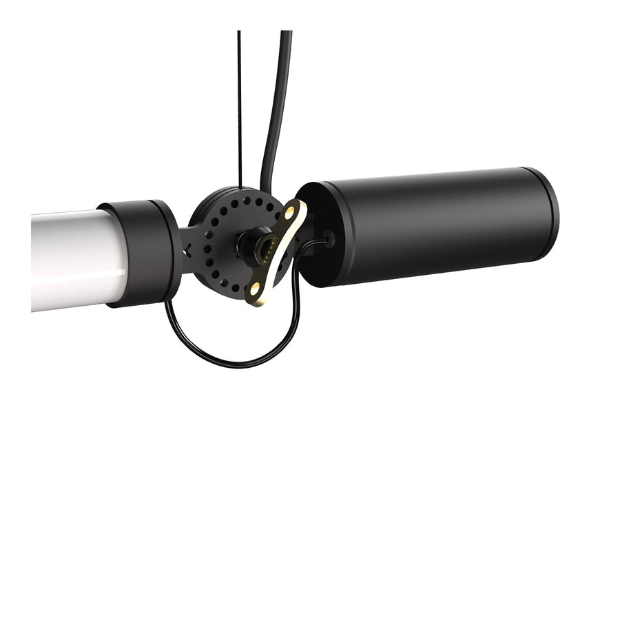 Suspension LED Mr. Tubes horizontale, alimentation intégrée