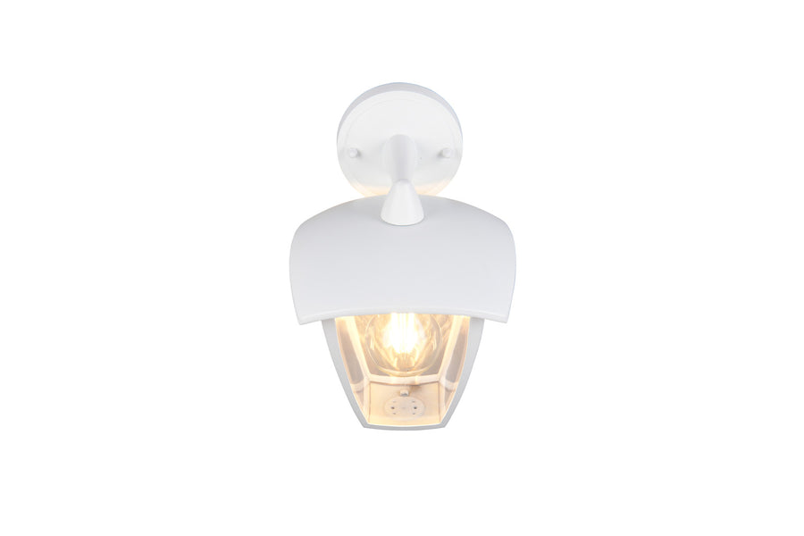 Applique extérieure Venta blanche mat, H 24 cm (263260131)