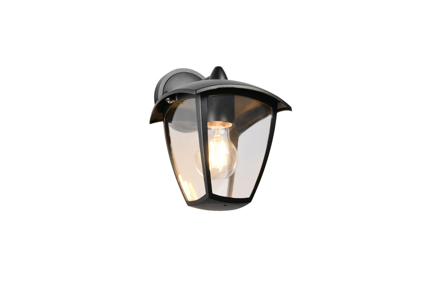 Applique extérieure Venta noire mat, H 24 cm (263260132)