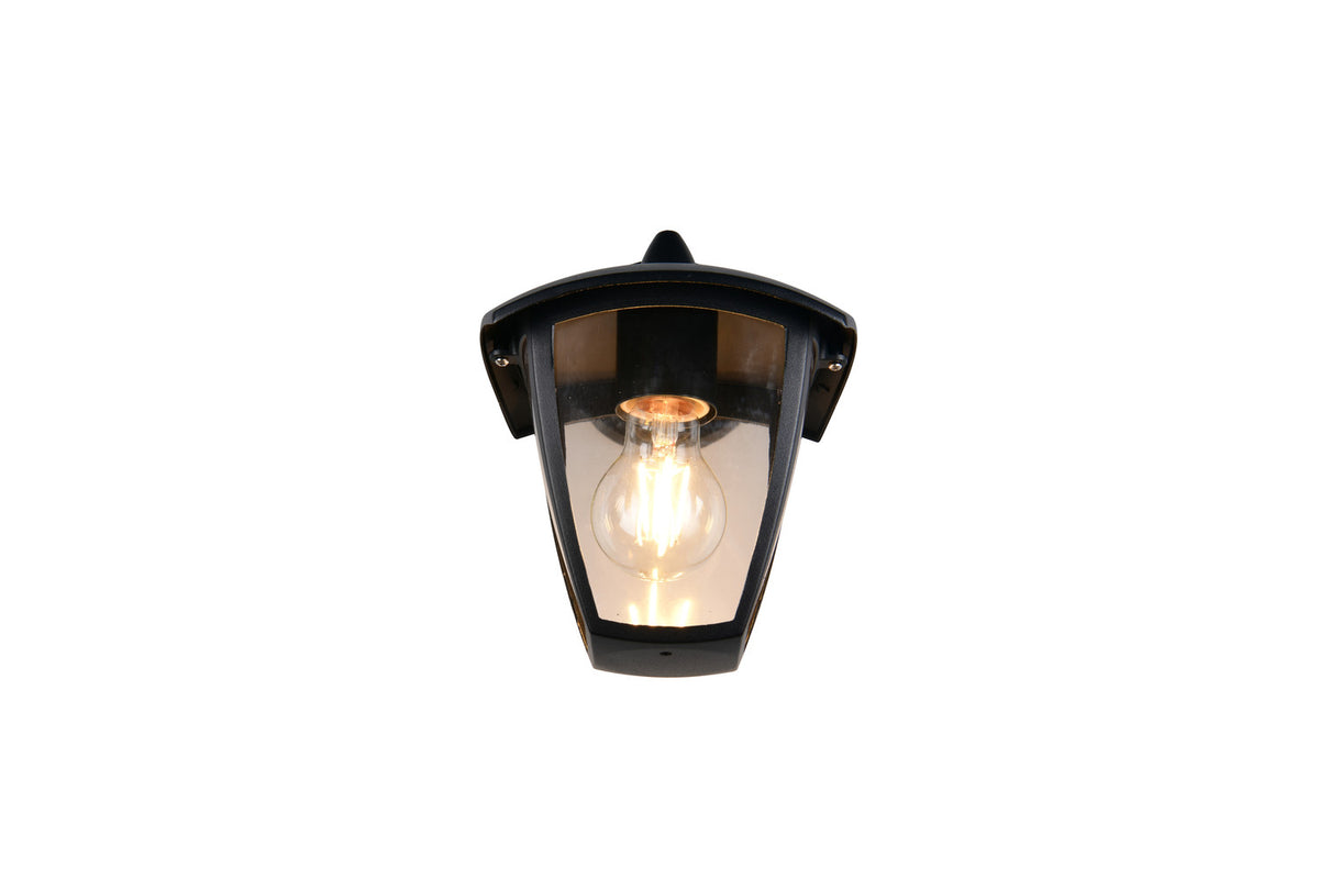 Applique extérieure Venta noire mat, H 24 cm (263260132)