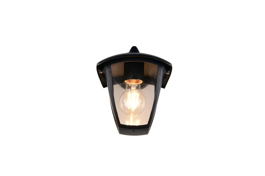 Applique extérieure Venta noire mat, H 24 cm (263260132)