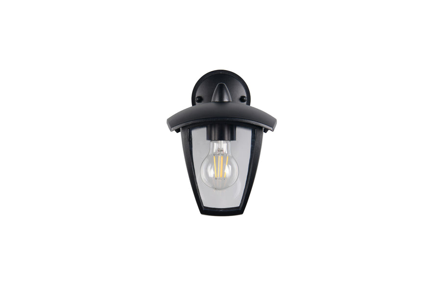 Applique extérieure Venta noire mat, H 24 cm (263260132)
