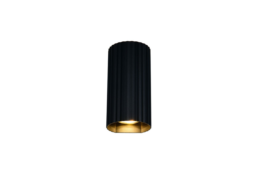 Applique murale Soka 2 lumières noire mat