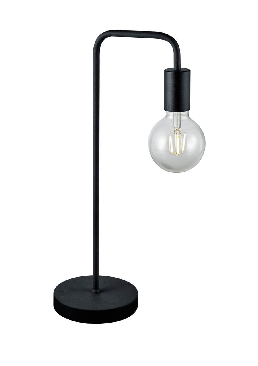 Lampe à poser Diallo noire mat