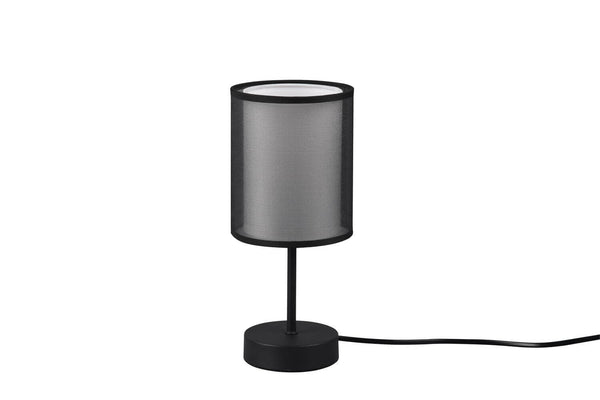 Lampe à poser Burton noire mat