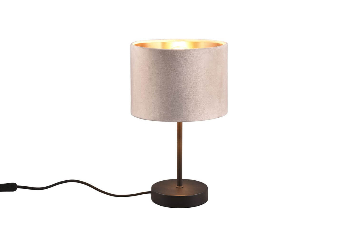 Lampe à poser Julieta beige, tissu