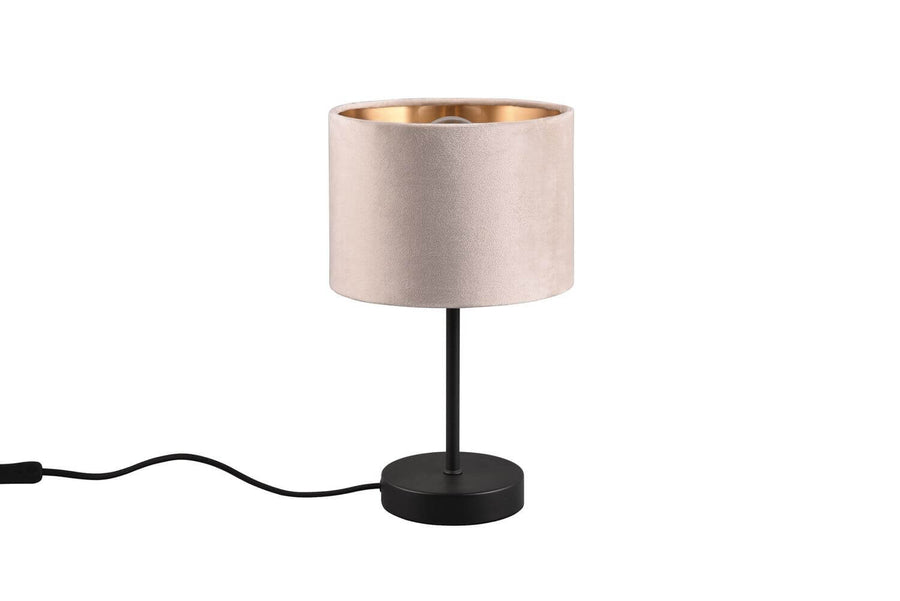 Lampe à poser Julieta beige, tissu