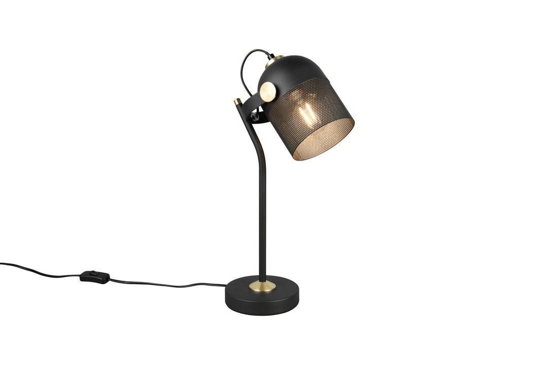Lampe à poser Mixa noire mat
