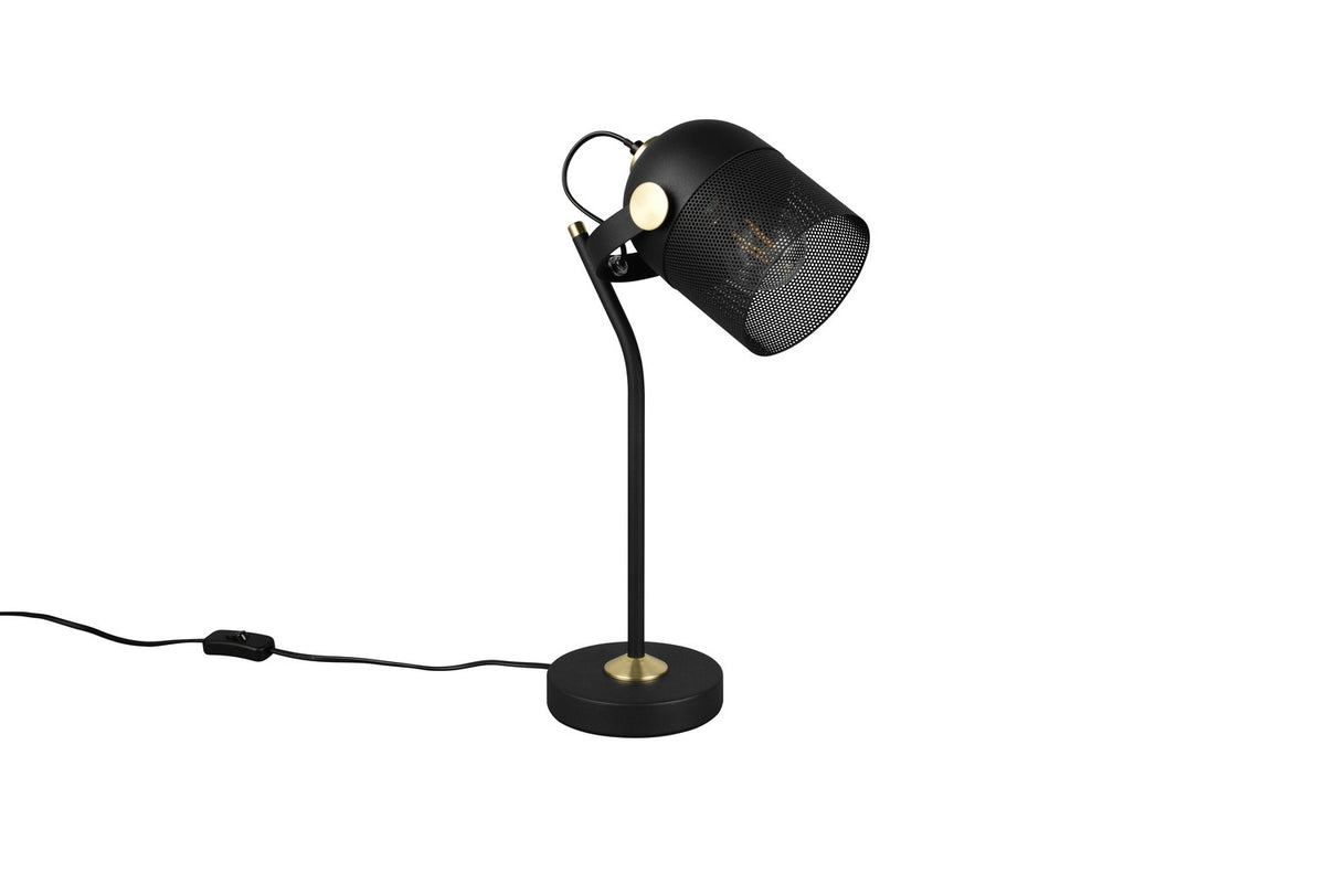 Lampe à poser Mixa noire mat