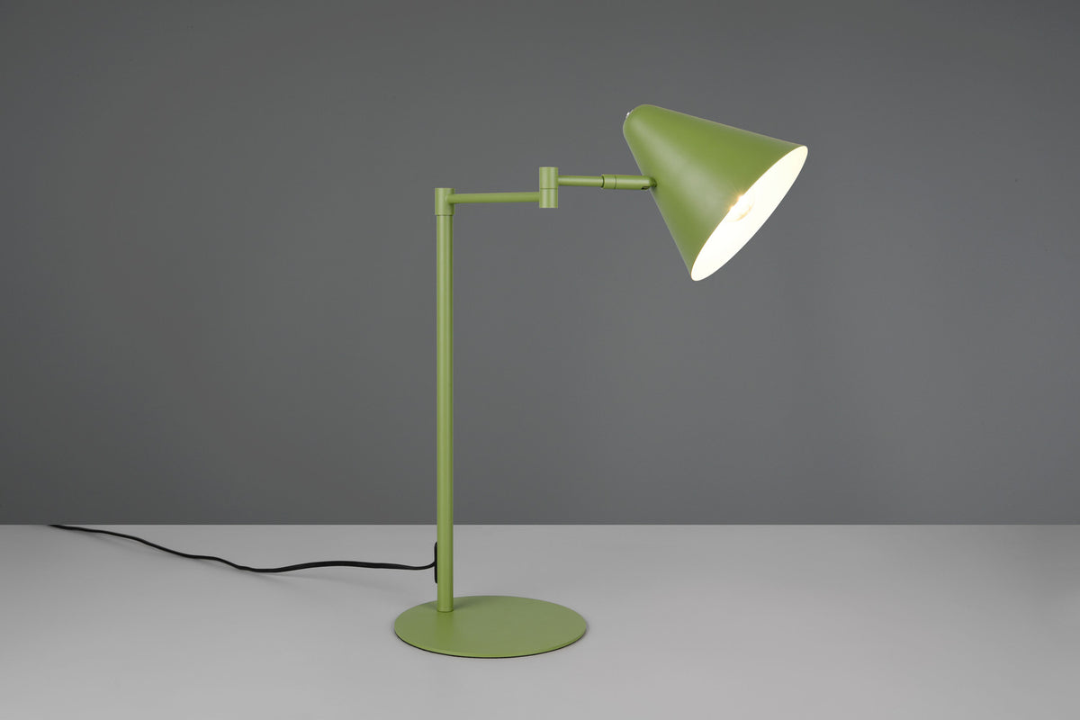 Lampe à poser Cosima verte