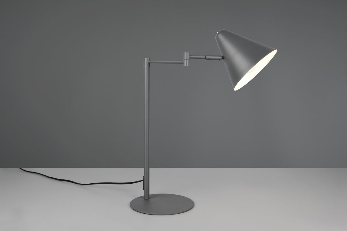 Lampe à poser Cosima anthracite