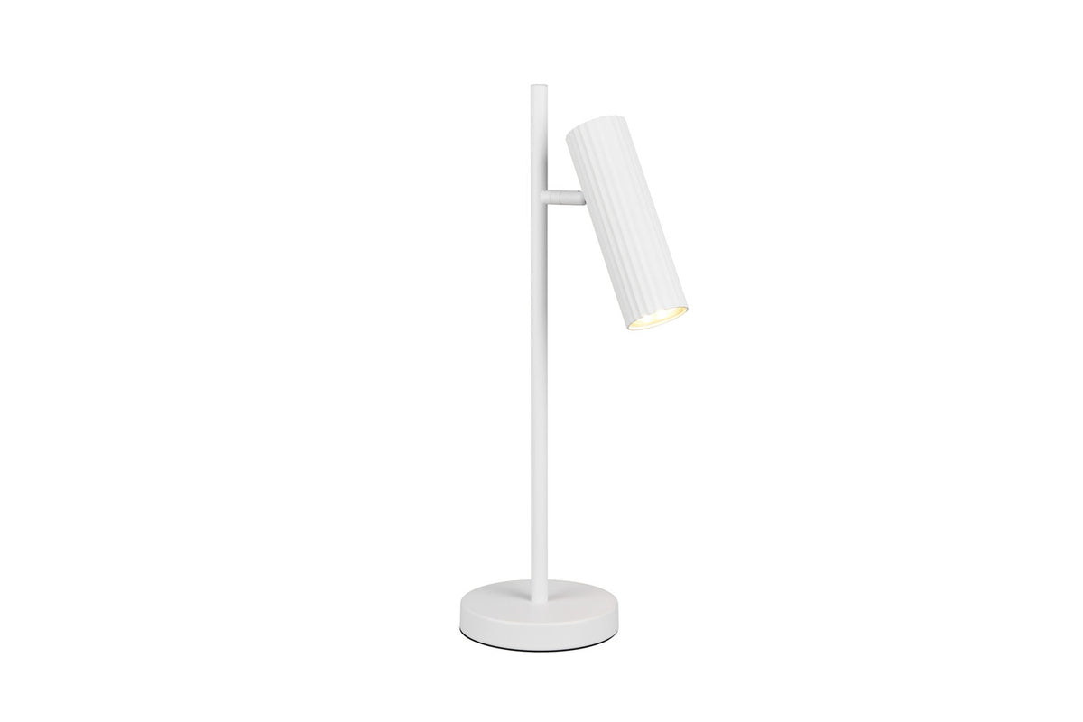 Lampe à poser Soka blanche mat