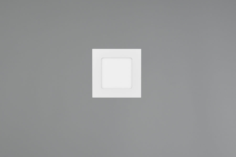Spot encastrable Kibo blanc mat, L 12 cm